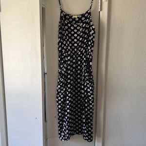 Gianni Bini Blue polka dot sundress with pockets